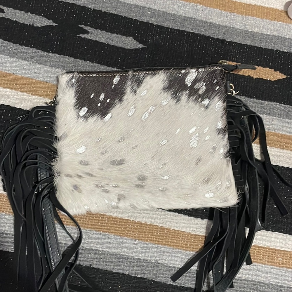 Cowhide crossbody Purse